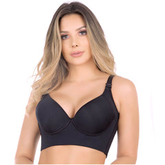 Brasieres Colombianos Push Up Sostén Control Rollitos 8532