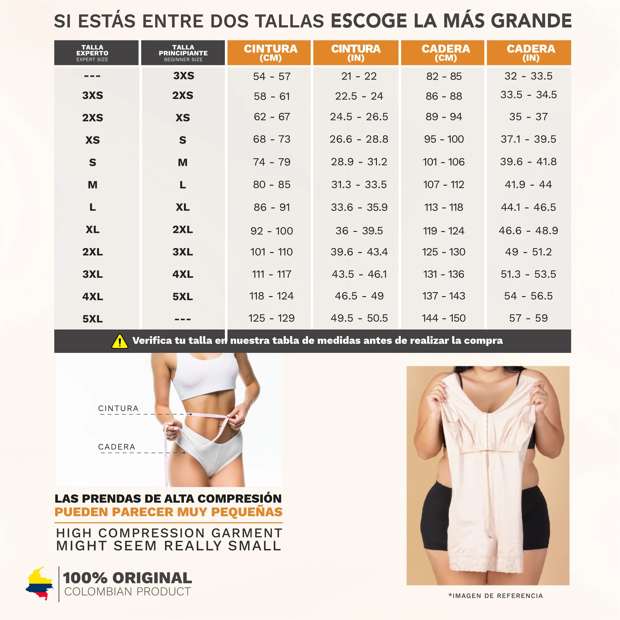 046 FAJA COLOMBIANA POSTPARTO CON CONTROL ABDOMINAL PARA MUJER
